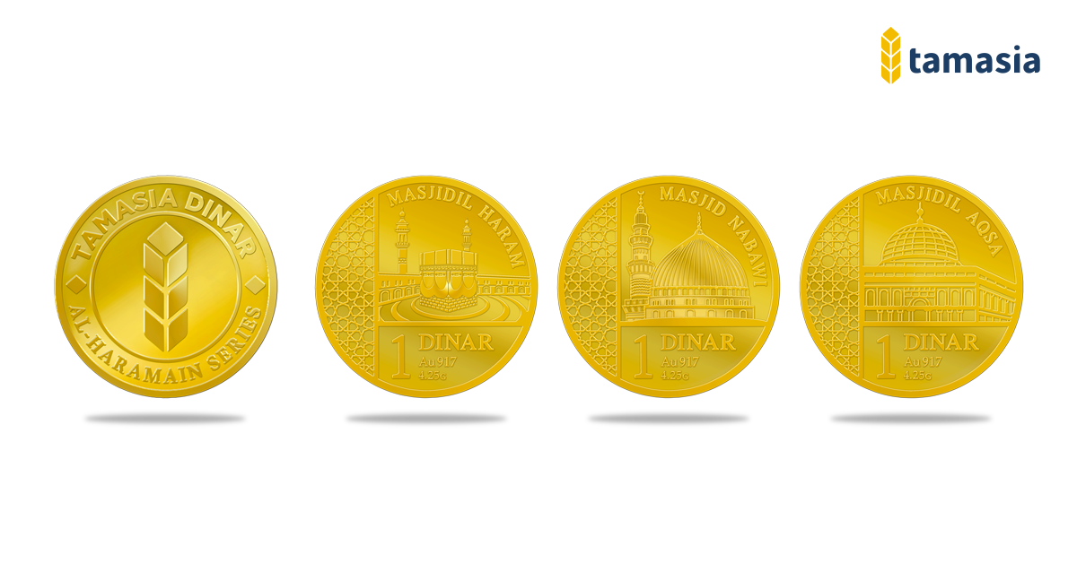 koin emas dinar tamasia